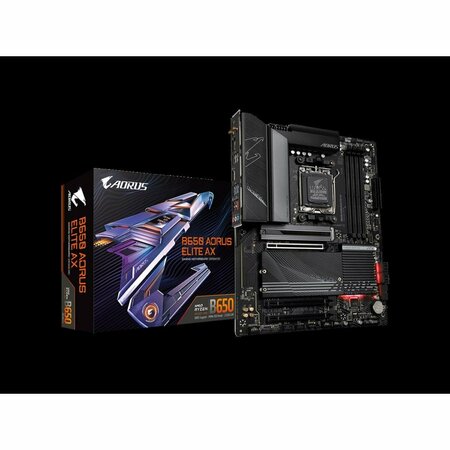 GIGABYTE AM5 LGA 1718 AMD B650 ATX DDR5 M.2 Motherboard B650 AORUS ELITE AX